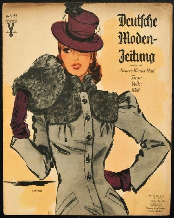 Eleganz 1939: In der Ausstellung sind viele Modezeitschriften zu sehen, an denen sich schon damals die Frauen in Sachen Mode orientierten. Bild: LVR-Industriemuseum