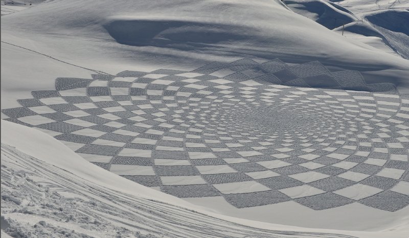 Simon Beck: Snow-Art