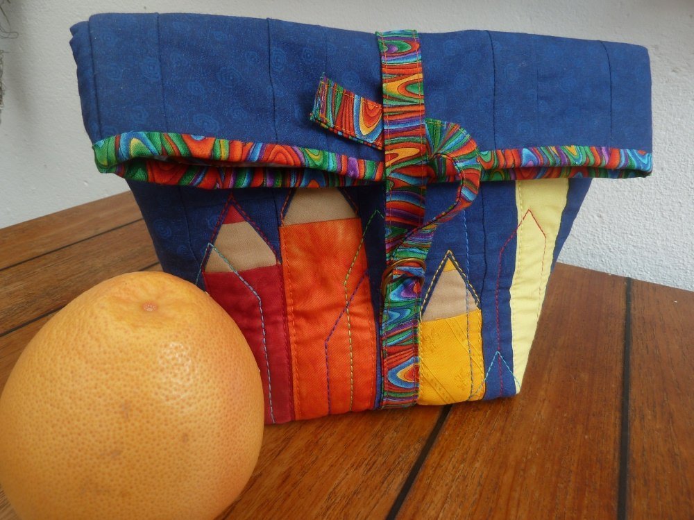 Nähanleitung Paper-Foundation: Lunch-bag
