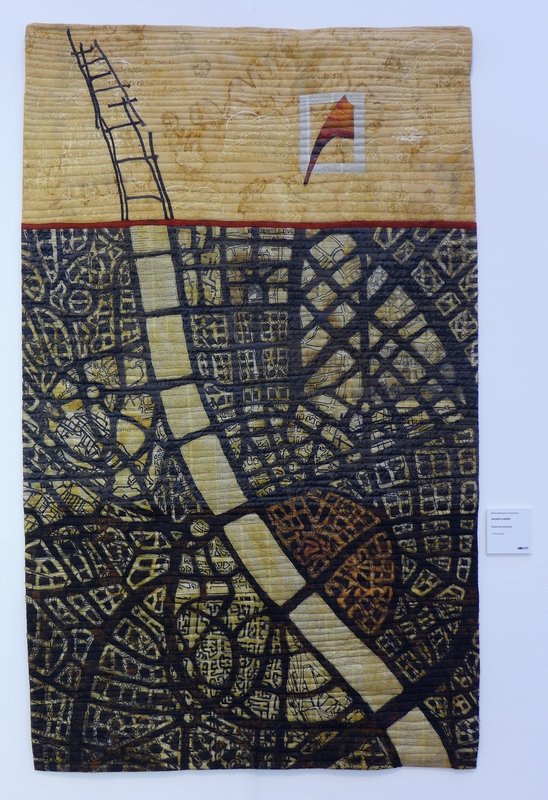Eszter Bornemisza: Jacob's Ladder Modern Movement Ausstellung 'Connections' The Festival of Quilts 2015