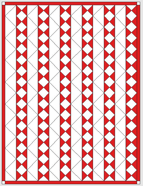 BERNINA-Mitmachaktion 2016: Red and White Quilts : Flying Geese