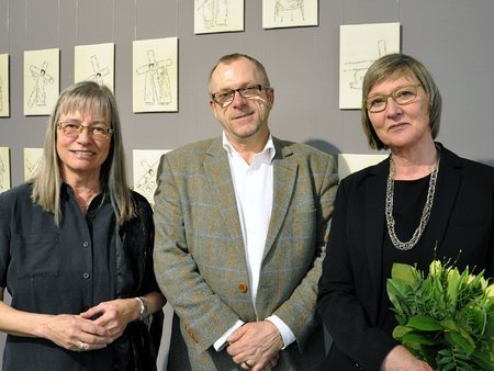 v.l.n.r. Ulla Hoppe, Thomas Schmitt, Brigitte Tendahl