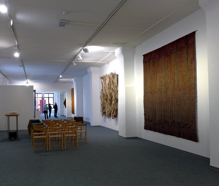 Blick in die Ausstellung 'Aufbruch Textil'