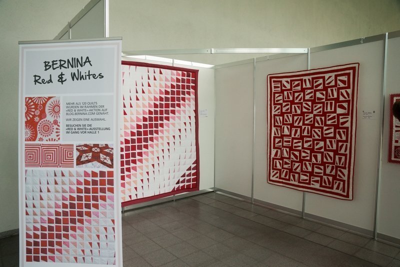 Ausstellung 'BERNINA Red & Whites' NADELWELT 2017