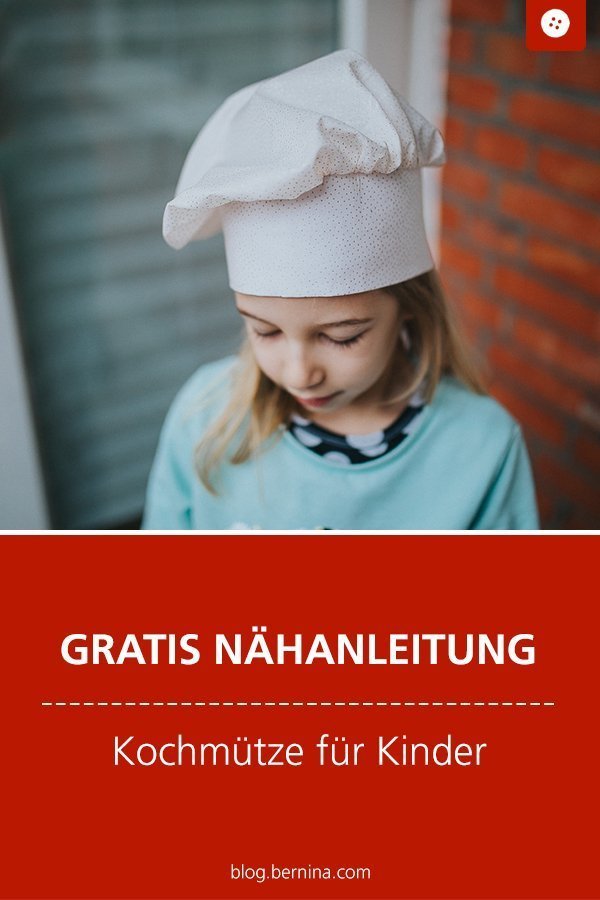 Kostenlose Nähanleitung für eine Kinder-Kochmütze #anleitung #kinder #kochen #mütze #kochmütze #spielen #nähen #bernina #nähanleitung #diy #tutorial #freebie #freebook #kostenlos