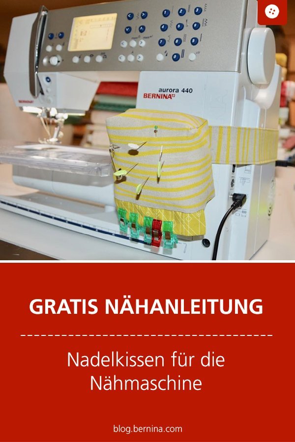 Kostenlose Nähanleitung: Nadelkissen für die Nähmaschine 
