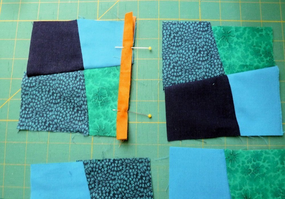Crazy Quilts. Crazy-nine-patch, Crazy four-patch