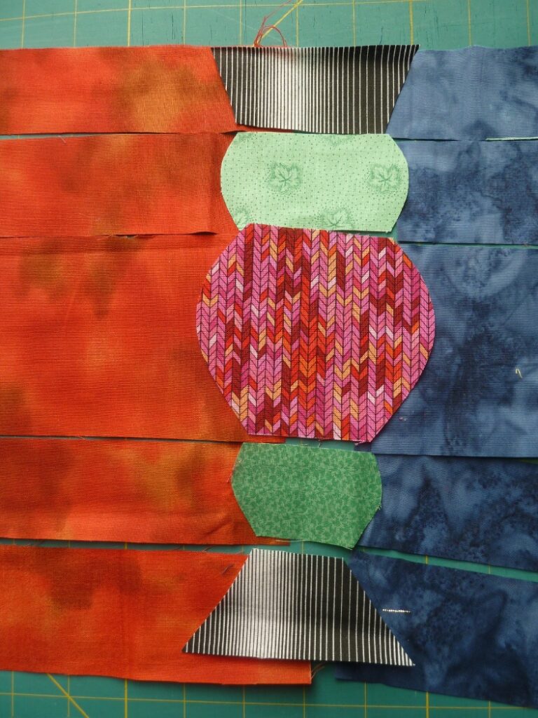 Hundertwasser-Säulen nähen 