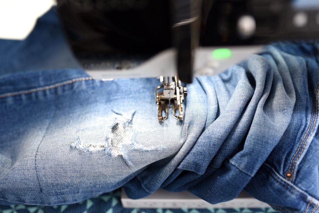 Tutorial Jeansreparatur die dritte Variante