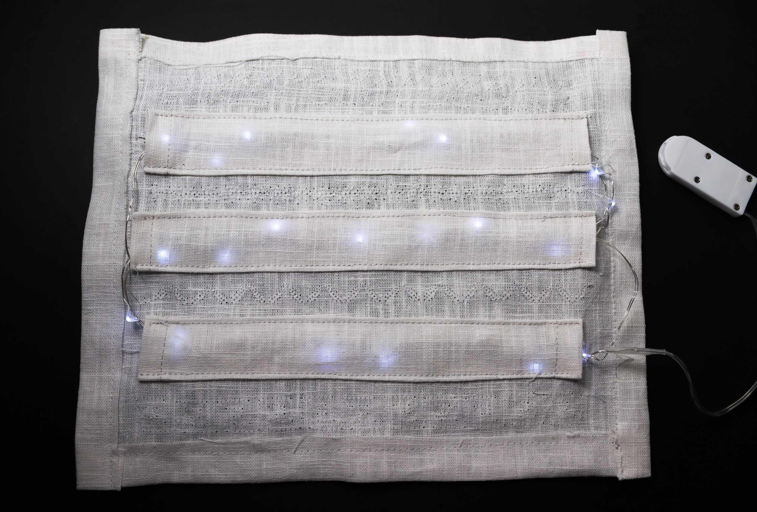 Torrent lassen zeven Stoffen lantaarns naaien met led-lampjessnoer