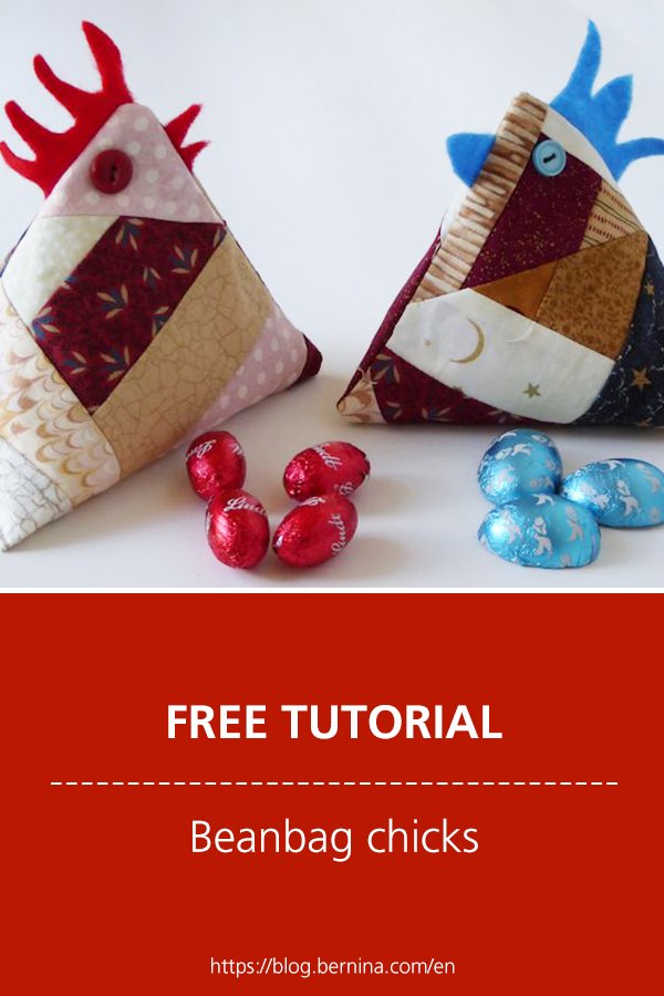 Free sewing tutorial: Beanbag Chicks