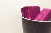 How to make a decorated bin for presents and paper