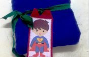 How to make superhero gift tags