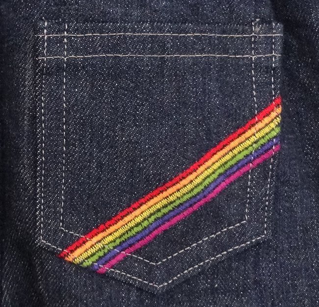 rainbow pocket