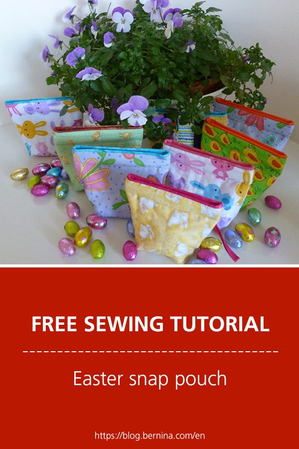 Free sewing instructions: Easter snap puches