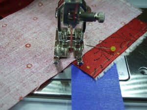 Sewing diagonal seams