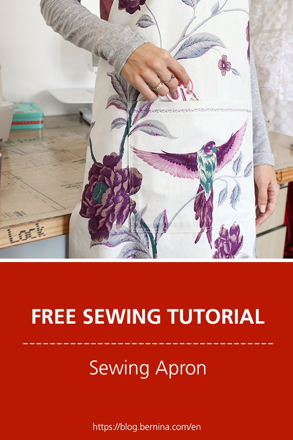 Free sewing pattern & instructions: Sewing Apron