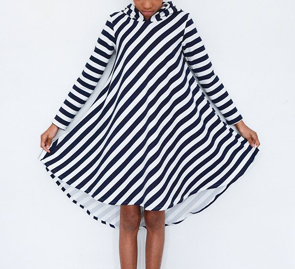 Groove dress in stripes_2