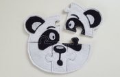 How to make a felt panda puzzle