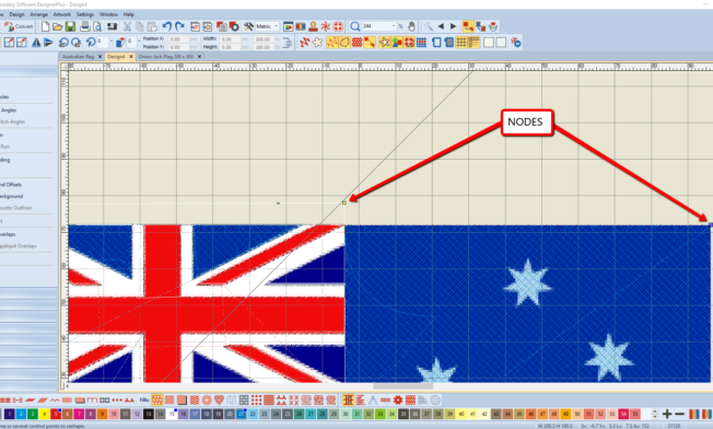 Bernina V8 Digitizing Software Australian Flag 7