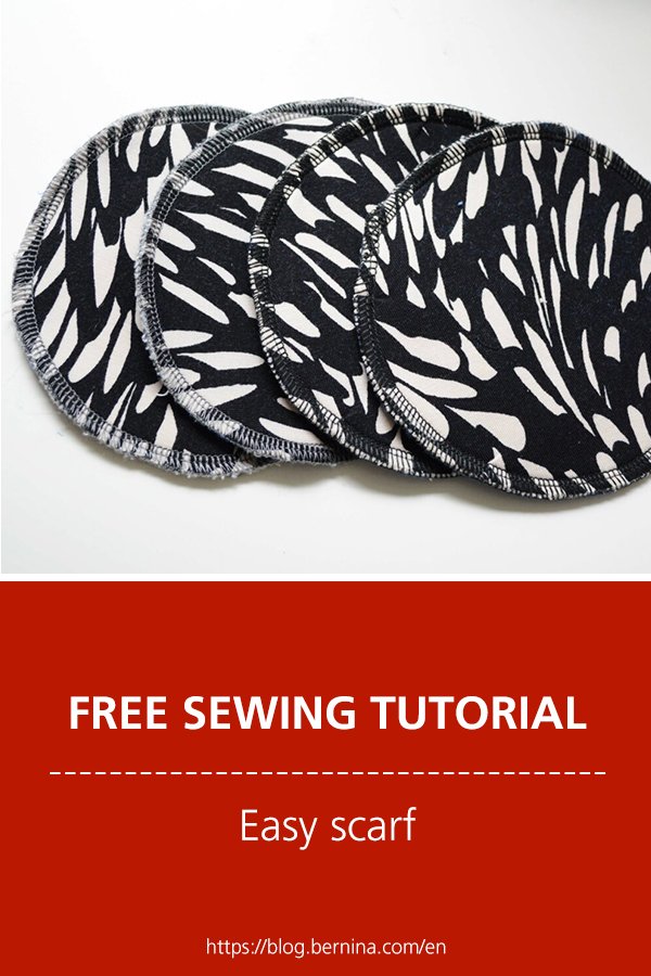 Free sewing instructions: Easy scarf 