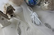 Easy instructions for creating festive feather pendants