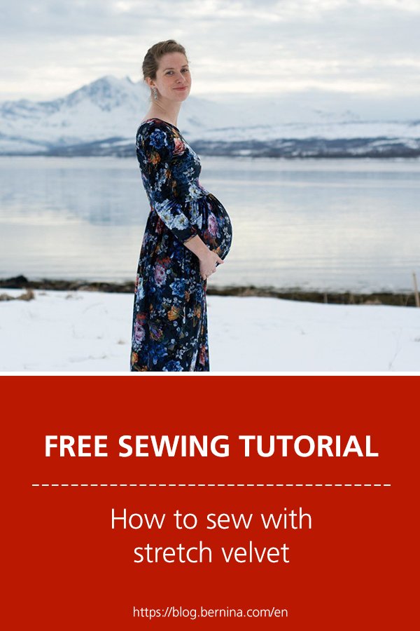 Free sewing instructions: How to sew with stretch velvet