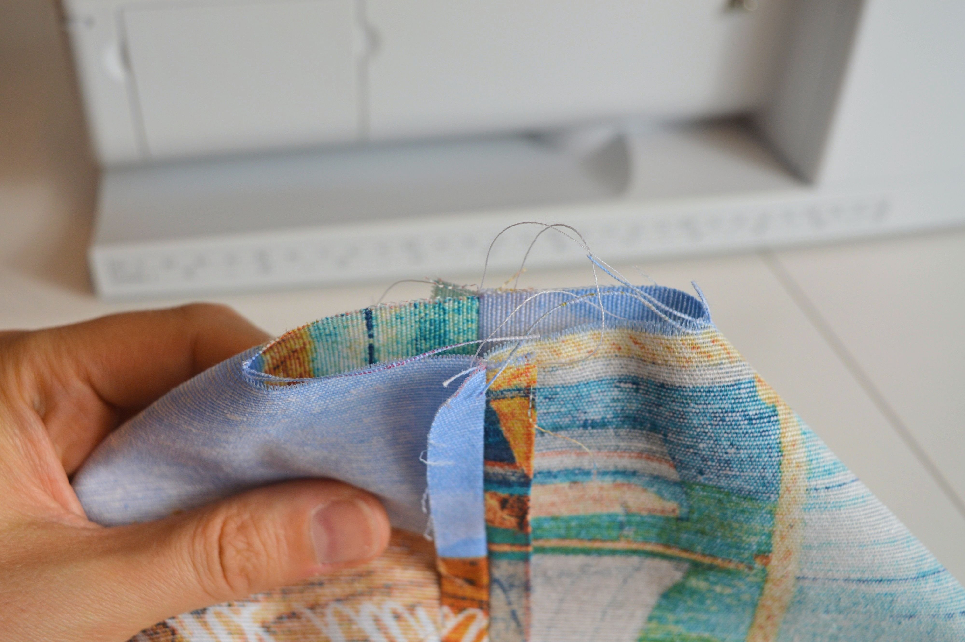How to sew a Beach Bag with Rope Handles