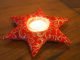 Easy instructions for sewing a star-shaped candle holder