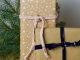 Self-sewn gift ribbon for your individual christmas wrapping