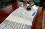 Table Runners and Placemats from Old Linens