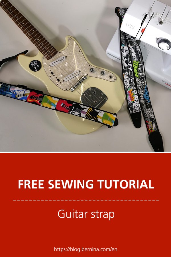 Free sewing tutorial: Guitar strap