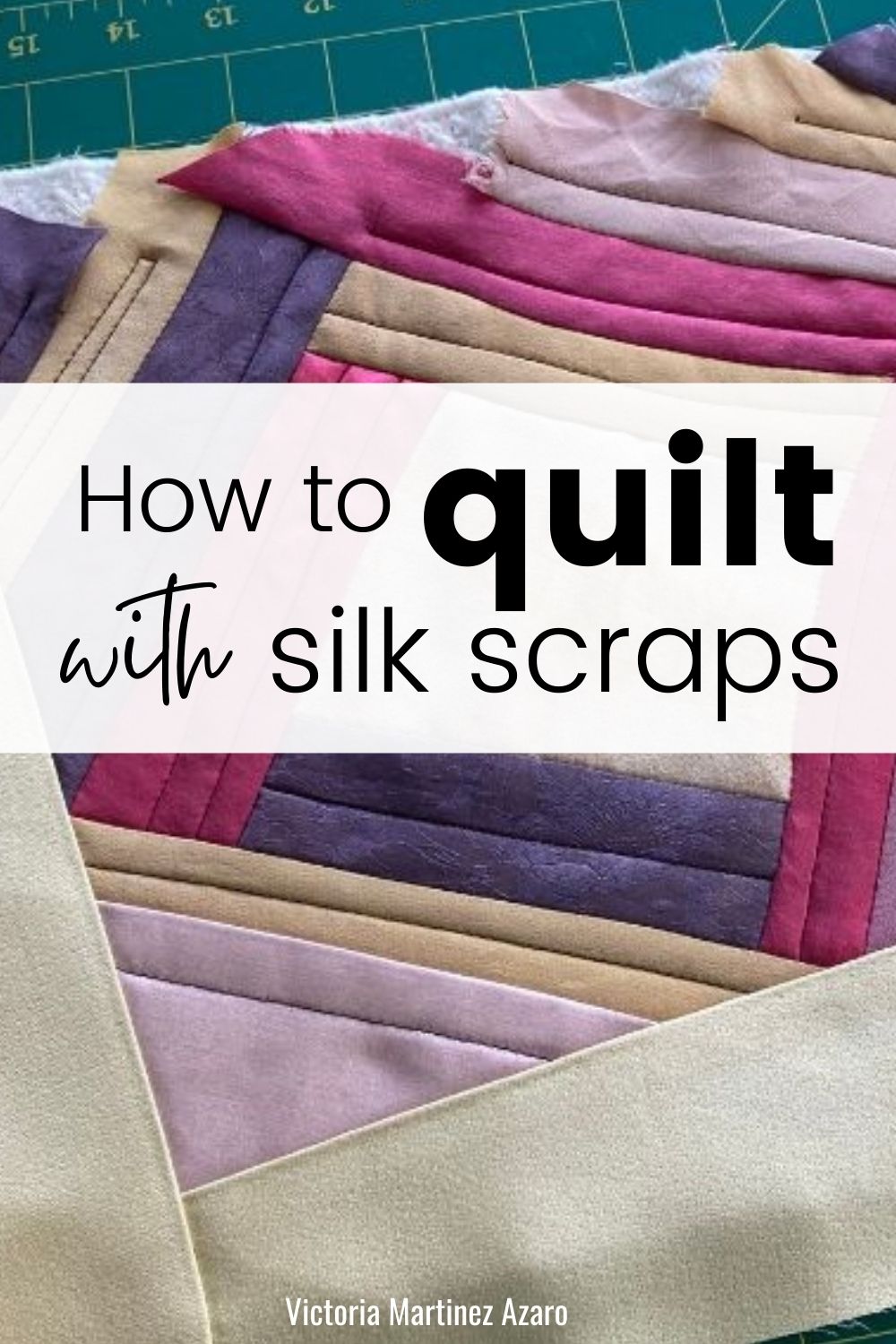 quilt with fabric scraps 