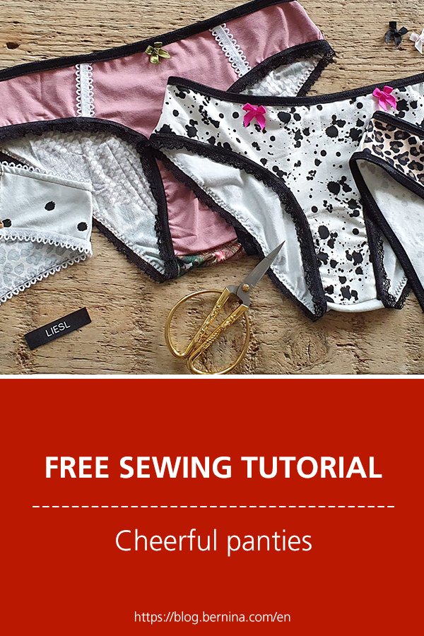 Free sewing instructions: Colorful panties