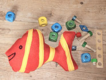 Sew a softie with children Fishee