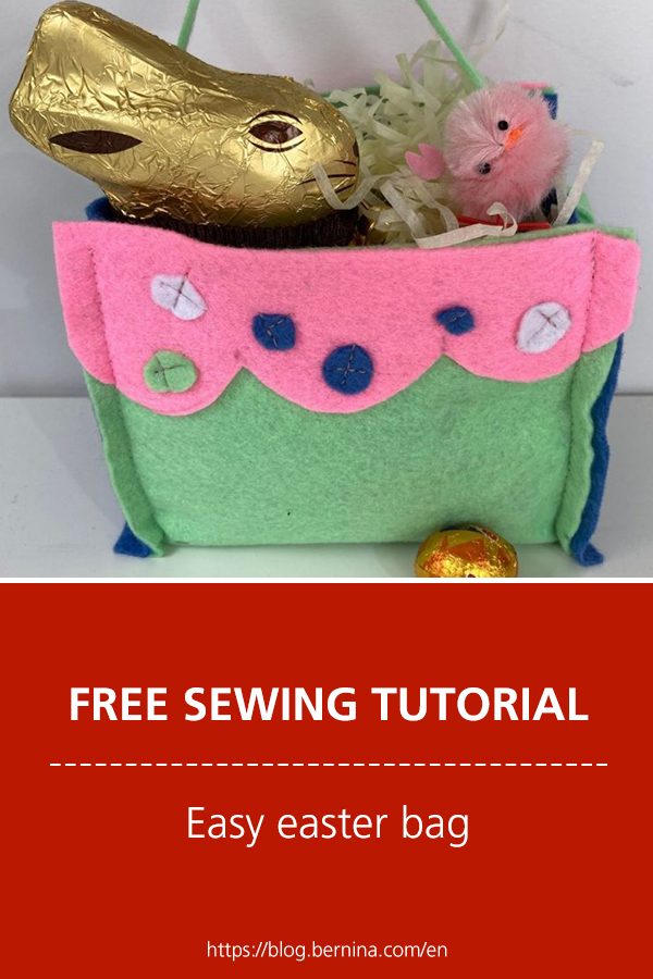 Free sewing pattern & instructions: Easy easter bag