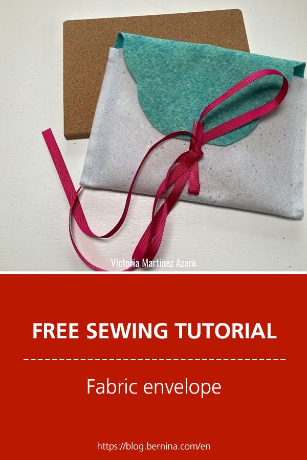 Free sewing pattern & instructions: Fabric envelope