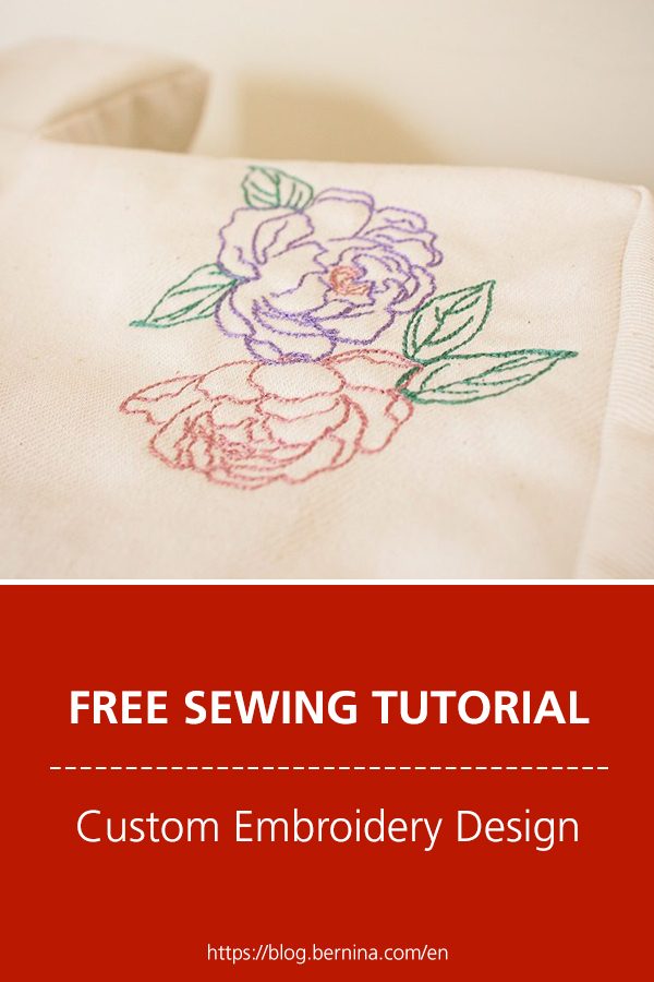 Free sewing instructions: Custom Embroidery Design