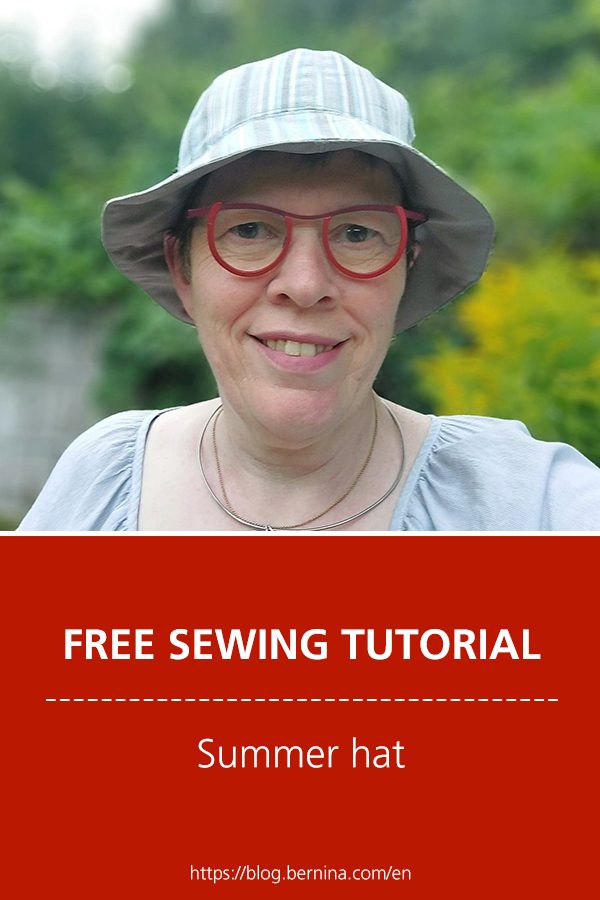 Free sewing pattern & instructions: Summer hat