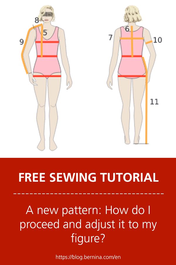 Free sewing instructions: A new pattern: How do I proceed and adjust it to my figure?