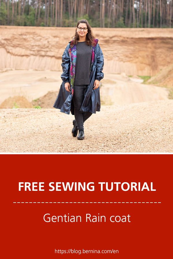Free sewing instructions: Rain coat