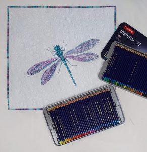 DRAGONFLY AND INKTENSE PENCILS