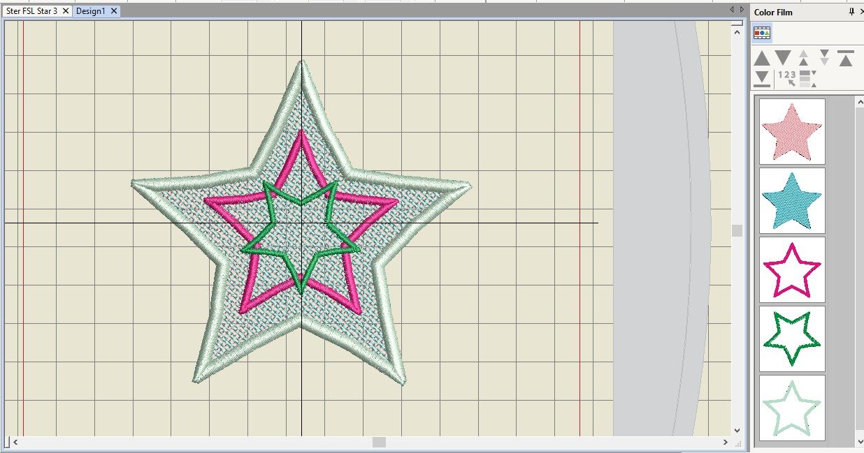 Digitize an FSL file for embroidery BERNINA software 9 DesignerPlus