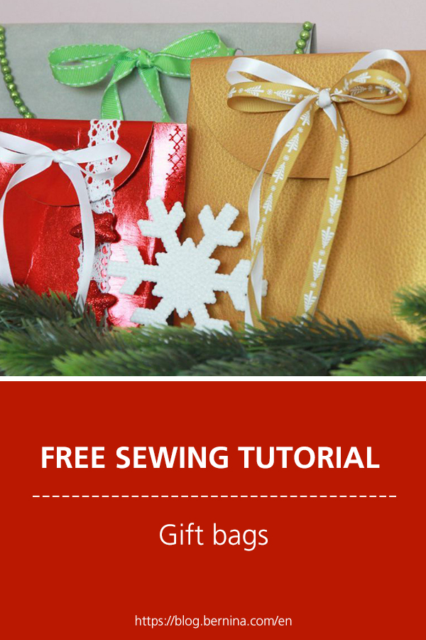 Free sewing instructions: Gift bags