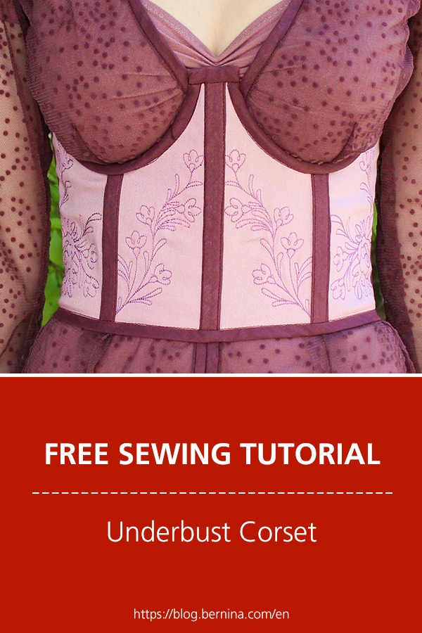 Free sewing instructions: Underbust Corset
