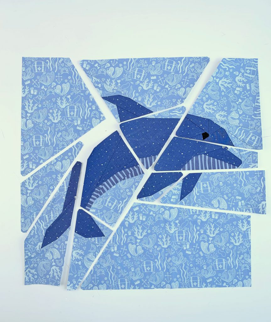 dolphin quilt block pattern
