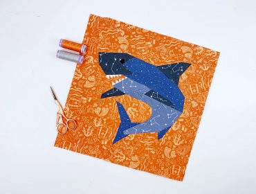 shark quilt block pattern