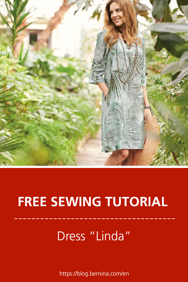 Free sewing instructions: Dress „Linda“