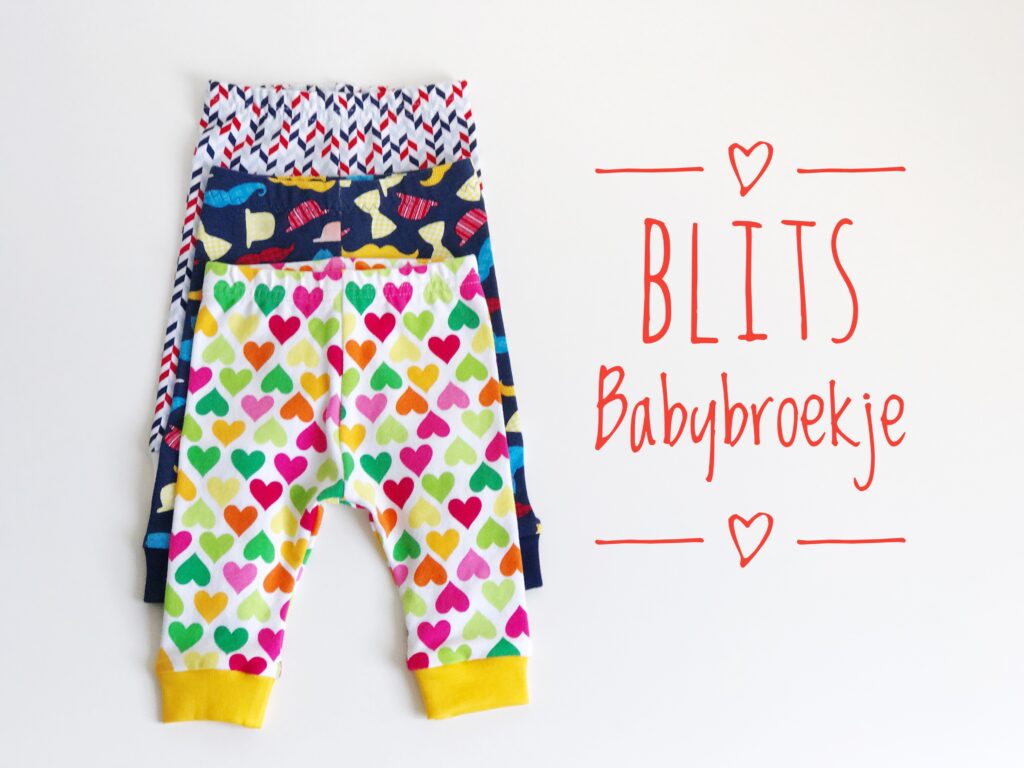 Blits Babybroekje naaien maken gratis patroon