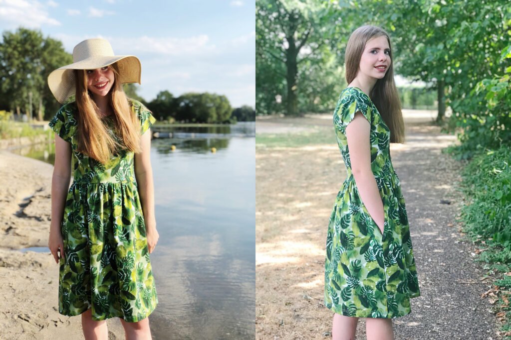 gratis patroon jurk zonnige zomerjurk 